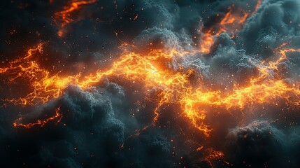 Electro Eruption: A Lightning Crack Effect