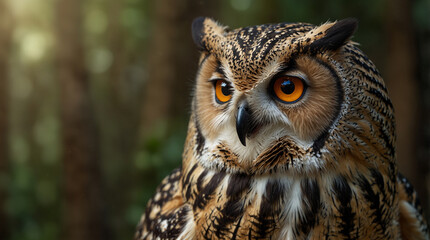 "Close-Up Photography of Owl: Captivating and Mysterious Bird"