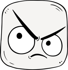 Funny face expression