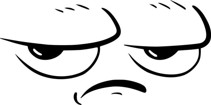 Funny face expression