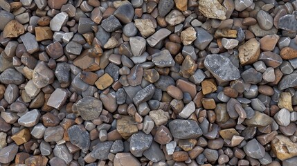 Natural Stones and Pebbles Background Texture Landscape Design, Zen Garden, Aquariums, Walkway Path, and Meditation Spaces - Various Sizes, Colors, and Textures, High-Resolution Stock Image