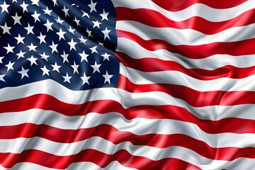 An illustration of USA Flag for Independence day