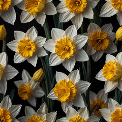 yellow flowers background pattern for tumbler