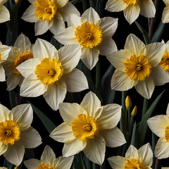 yellow and white flowers pattern for tumbler