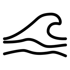 sea wave icon 