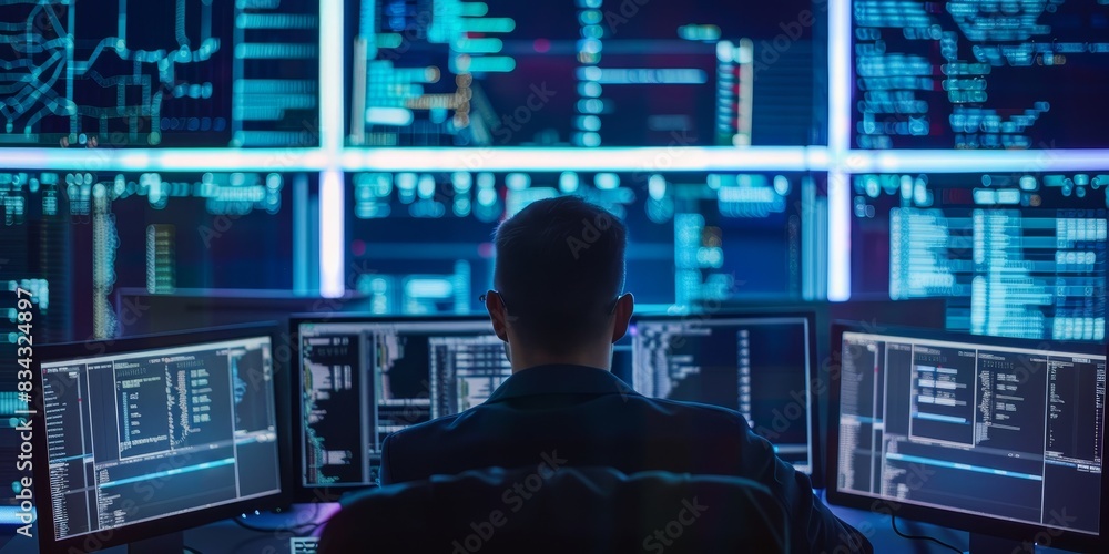 Aufkleber defend your digital infrastructure against cyber threats