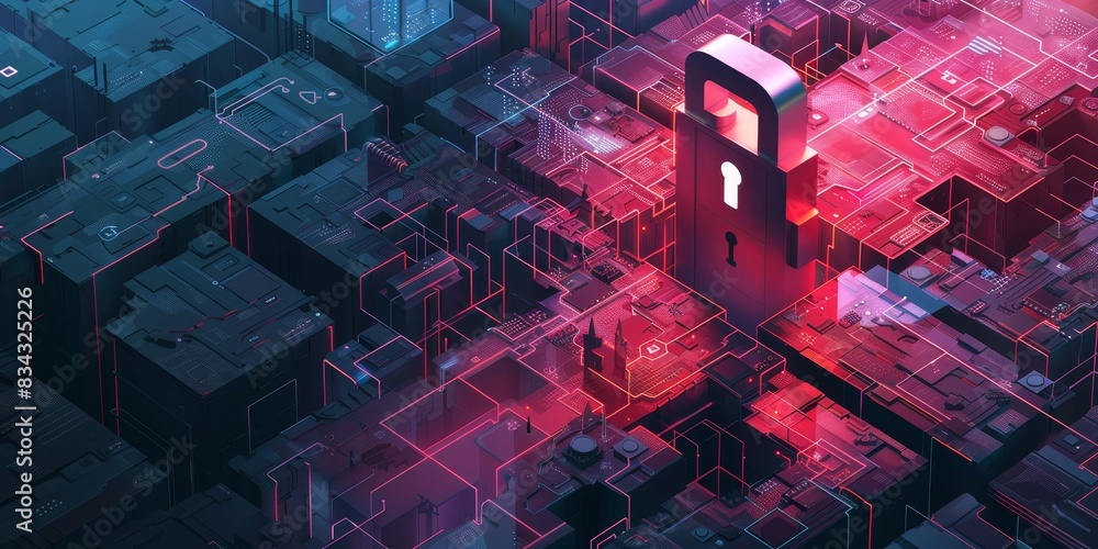 Poster enhance your online security with cutting-edge encryption