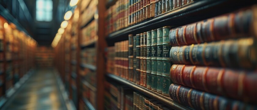 The quiet of a library, a blank mockup of a book cover awaiting the literary professionalism of an author's words.