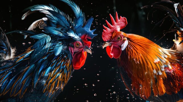 Intense cockfighting Wear flowy clothes.