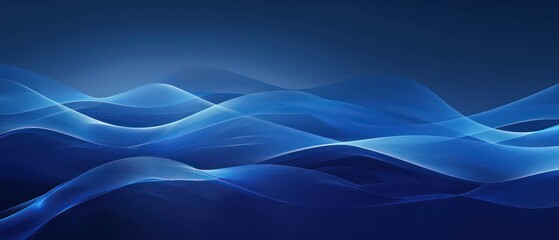 abstract blue wavy smoke wallpaper