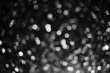 Fototapeta premium Silver Shimmer Multilayered Abstraction of Rain Sparkling with Crystals