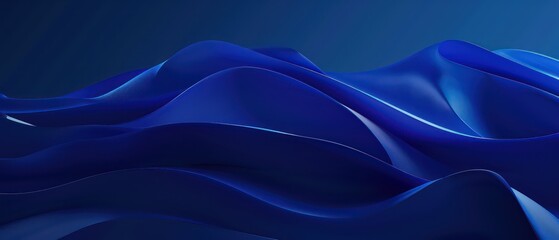 Obraz premium abstract blue wavy smoke wallpaper