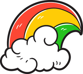 Rainbows, St. Patrick icon.