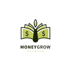 money grow icon logo design inspiration 3