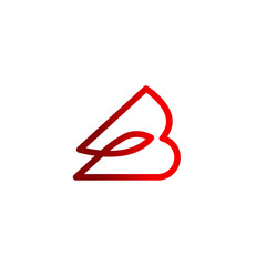 Initial letter B illustration for technology logo design 2