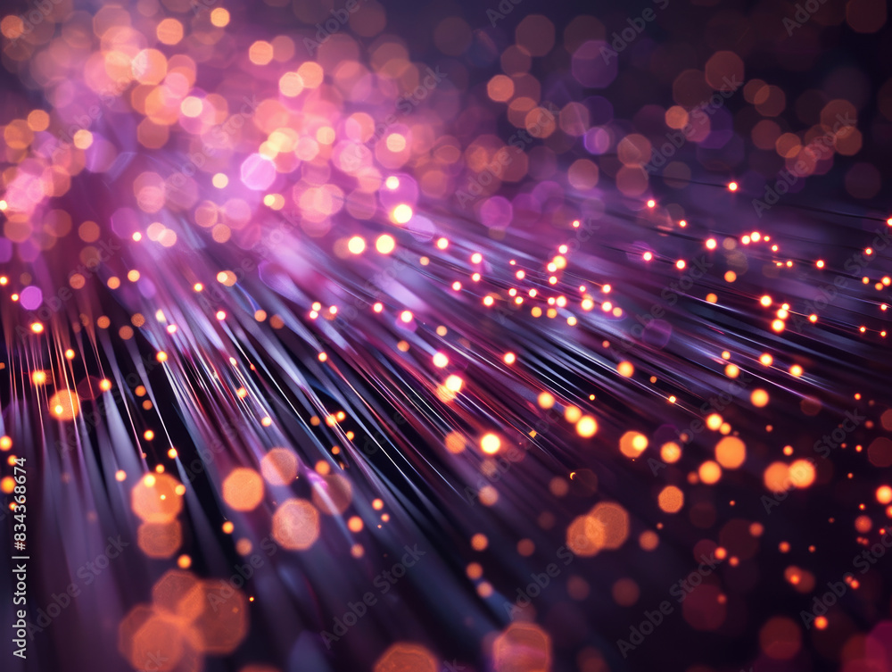 Poster abstract network information web science technology data center fiber optic cable 5g connection futu