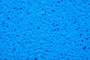 Close up detail of a generic blue sponges texture