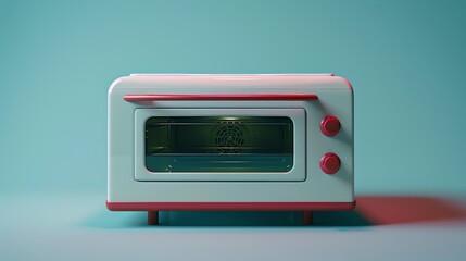 Fototapeta premium 3D rendering of an icon, Lab oven Used for drying and sterilizing glassware and other lab equipment