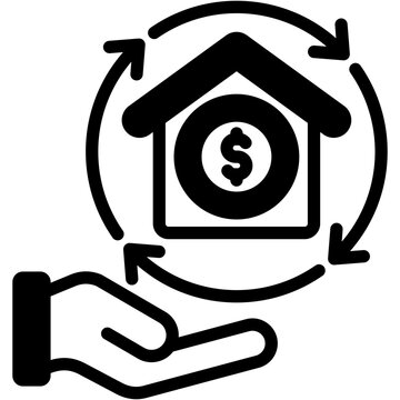 black hand holding money house clip art preview