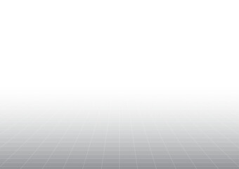Abstract white background with gray perspective lines, Vector illustration