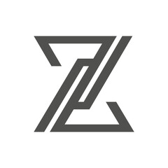 Fototapeta premium Monogram Z. Design vector Z logo. Monogram initial letter mark Z logo design. Monogram design vector logo. Monogram initial letter mark Z logo design. Simple Z monogram. Monogram Z design logo