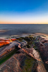 Fototapeta premium sunset over the sea