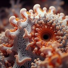 Beautiful patterns underwater