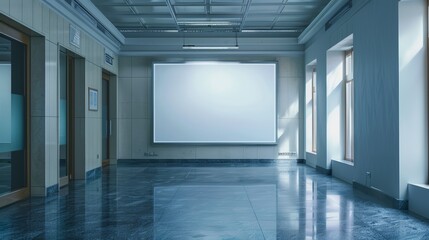 Macro shot of a white board with lots of blank space, ideal for adding text or product advertising in a business setting