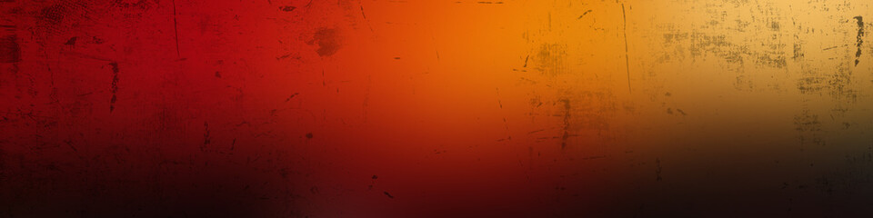 An orange, red and black gradient with noise and grunge texture. 