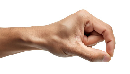 realistic pinch hand pose