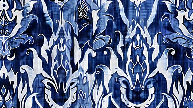 Captivating Kaleidoscopic of Abstract Geometric Patterns in Vibrant Shades of Blue