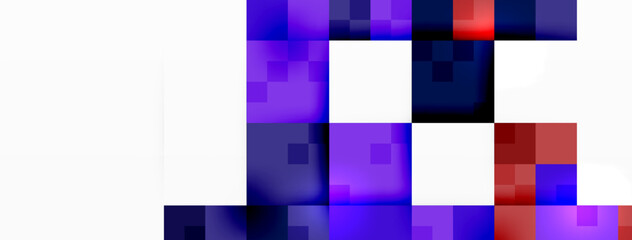 Dynamic colorful squares background. Vector Illustration For Wallpaper, Banner, Background, Card, Book Illustration, landing page