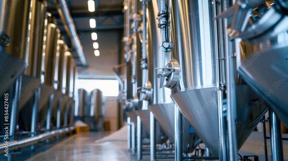 Poster a smart grain silo equipped with automated grain sampling and testing technology to ensure quality c