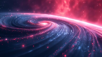 a galaxy with a galaxy in the background