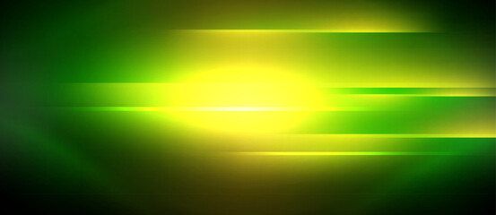 Neon dynamic diagonal light rays background. Techno digital geometric concept design for wallpaper, banner, presentation, background