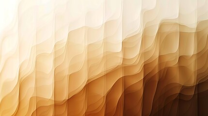 An abstract gradient background from beige to coffee brown