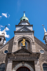 Obraz premium View of Of Notre Dame de Bon Secours Chapel in Montreal.