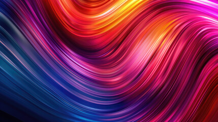 Fototapeta premium Abstract wavy dynamic stripes background