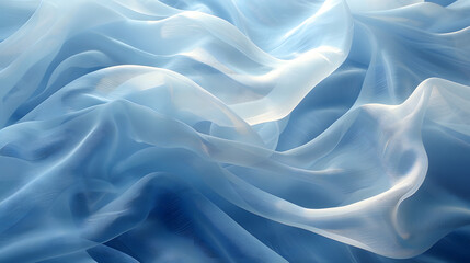 Obraz premium blue satin background