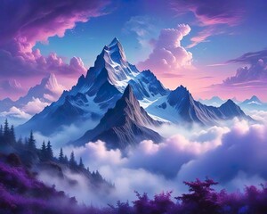 landscape with clouds