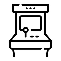 arcade machine Line Icon