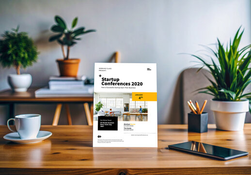 Minimalist Flyer Mockup Template
