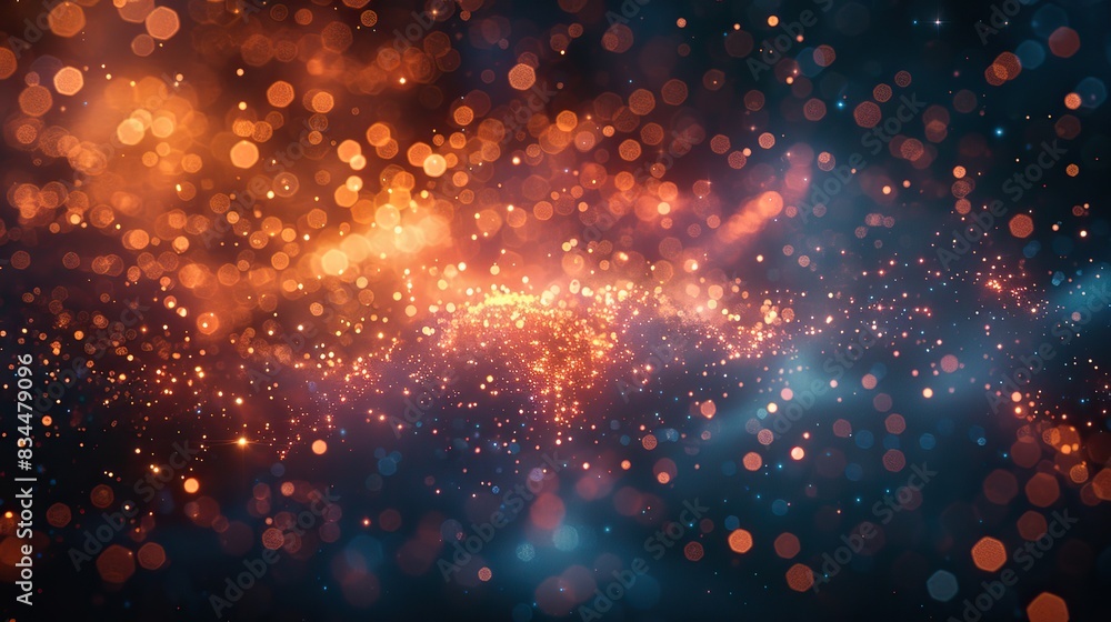 Canvas Prints a festive backdrop featuring a burst of fireworks. - event decoration background