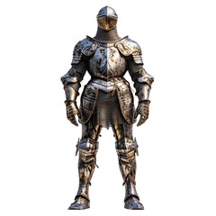 noble knight in shining armor, ready for battle