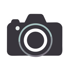 Vector simple logo camera