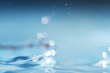 Macro shot of water drop as background