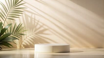 Ivory Blur with Shadows: A soft ivory blurred background with subtle shadows, ideal for a warm and inviting product display.
