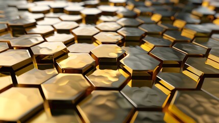 Obraz premium 3D polygon background