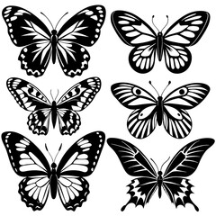 seamless pattern with butterflies vector design 