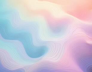 Fototapeta premium Soft light colors form peaks and valleys in this backdrop or background that resembles a dynamic landscape.
